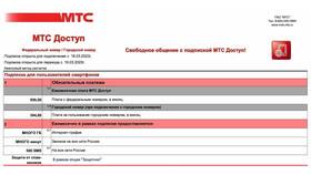 Как отключить тариф МТС 