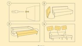 Как разложить диван IKEA: пошаговая инструкция в Black Star Wear