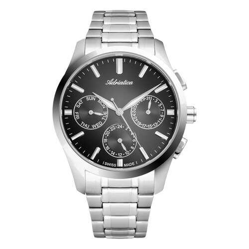 Наручные часы кварцевые мужские Adriatica A8277.5114QF в Black Star Wear