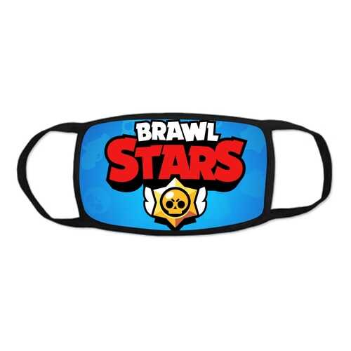 Стильная многоразовая защитная маска GOODbrelok BRAWLSTARS 17 в Black Star Wear