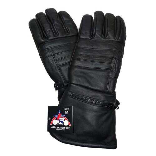 Мото Перчатки JIM leather 7031 M (9) Краги утепленные в Black Star Wear