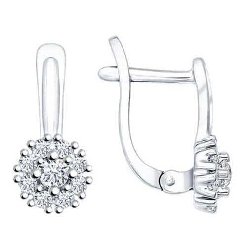 Серьги SOKOLOV из серебра с фианитами 94021908 в Black Star Wear