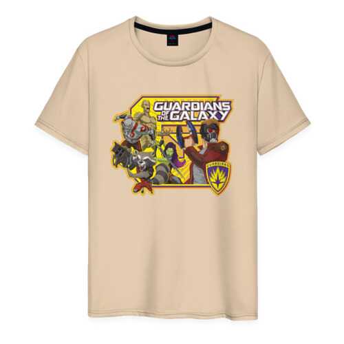 Футболка мужская ВсеМайки 2166523 бежевая XL в Black Star Wear