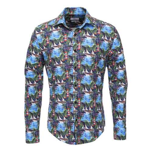 Рубашка мужская BAWER RZ1412065-01 синяя L в Black Star Wear