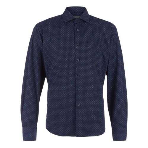 Рубашка мужская Conti Uomo LT/S-85-06 синяя 2XL в Black Star Wear