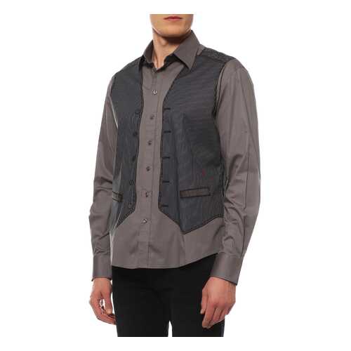 Рубашка мужская JC de Castelbajac I9 J 5506 1600 серая XL в Black Star Wear