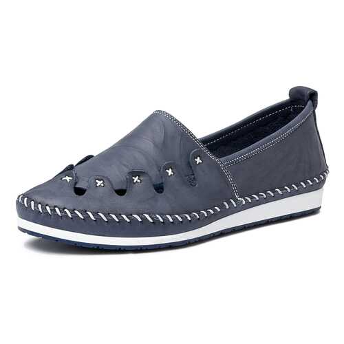 Мокасины женские Alessio Nesca TR-CR-421 голубые 39 RU в Black Star Wear