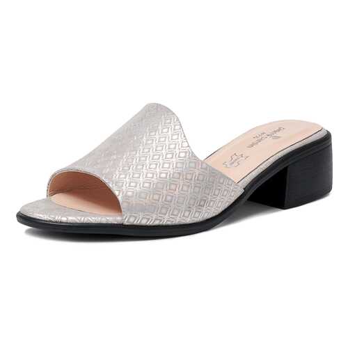 Сабо женские Pierre Cardin TR-MN-421-1295 серебристые 40 RU в Black Star Wear