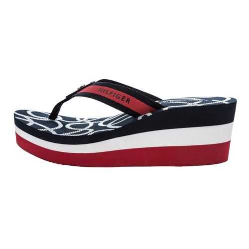 Шлепанцы женские Tommy Hilfiger FW0FW04806 синие 40 US в Black Star Wear