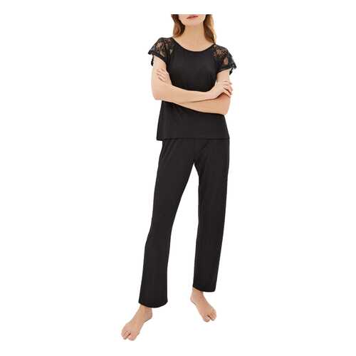 Пижама женская Luisa Moretti 6015 черная L в Black Star Wear