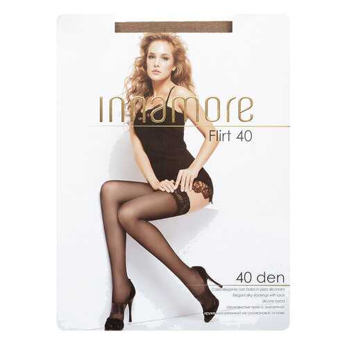 Чулки Innamore 'Flirt 40 AUT' daino, размер 2 в Black Star Wear