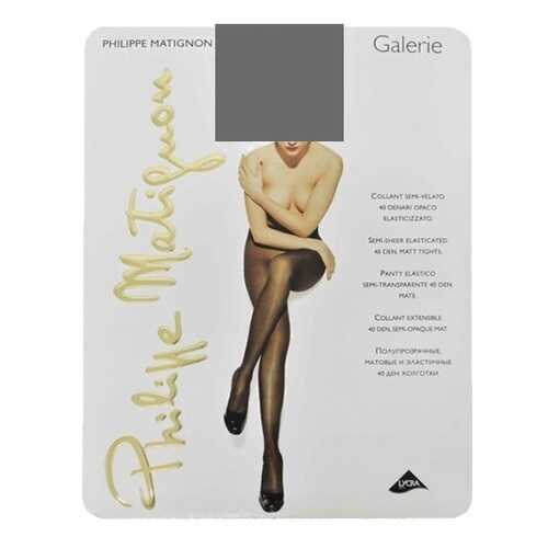 Колготки Philippe Matignon GALERIE 40 / Anthracite (Темно-серый) / 3 (M) в Black Star Wear