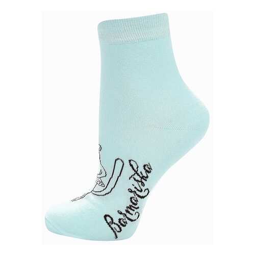 Носки женские BARMARISKA Кошки-Балерины бирюзовые 36-39 в Black Star Wear