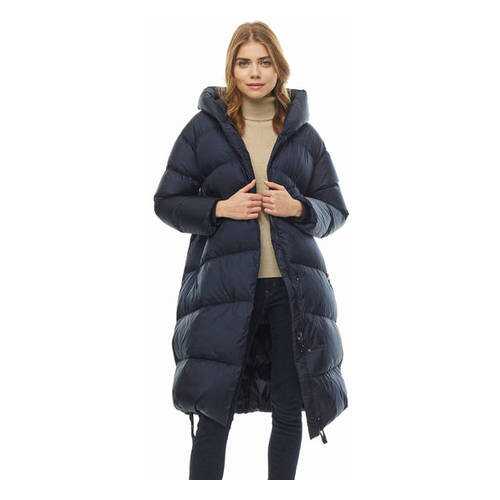 Пуховик женский DUNO ALPES CASALE 800 синий 46 IT в Black Star Wear