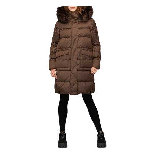 Пуховик женский Volcante VMF 190119 - TOFFEE коричневый 42 RU в Black Star Wear