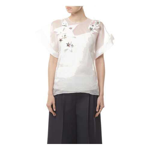Блуза женская DELPOZO 4172513123010 белая 36 EU в Black Star Wear