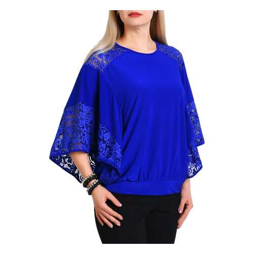 Блуза женская OLSI 1910013_3 синяя 58 RU в Black Star Wear
