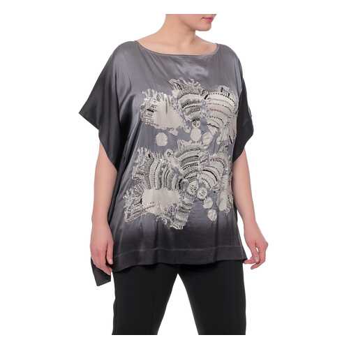 Туника женская Marina Rinaldi 4542010/724/070 серая S в Black Star Wear