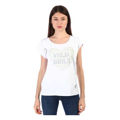 Футболка женская FRIEDA SQ60446 белая 40 в Black Star Wear