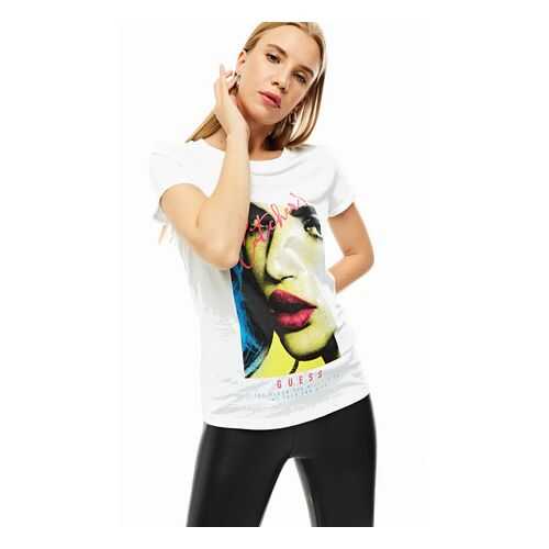 Футболка женская Guess W0YI50-JA900 белая L в Black Star Wear