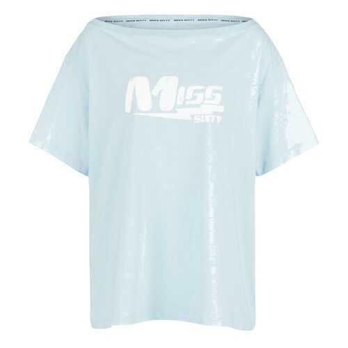 Футболка женская Miss Sixty SJ4900CE9142000000 F04470 голубая S в Black Star Wear