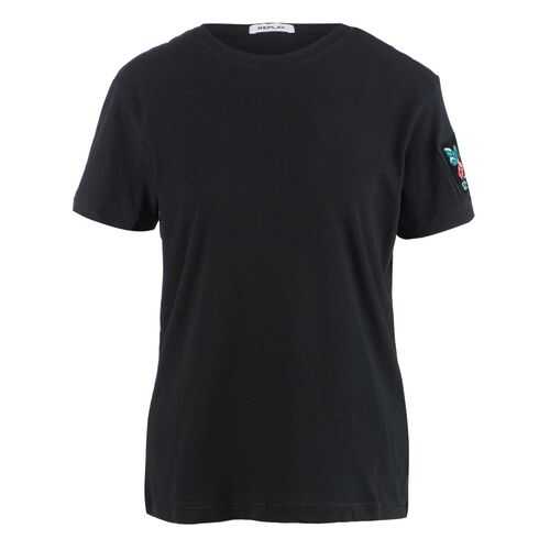 Футболка женская Replay W3318.22660 черная S в Black Star Wear