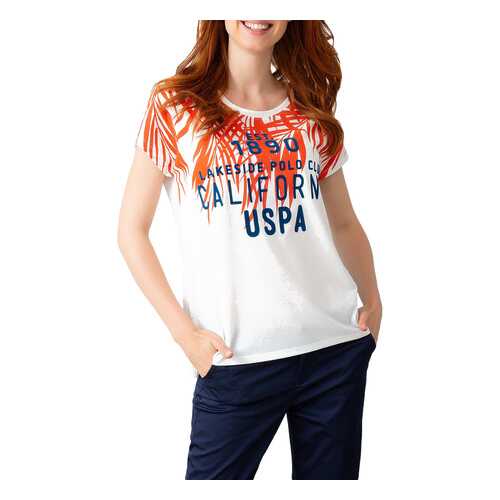 Футболка женская U.S. POLO Assn. G082SZ0110NATALI белая 2XS в Black Star Wear
