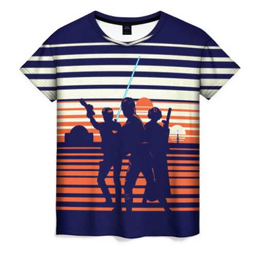 Футболка женская ВсеМайки 1689639 разноцветная XXXL в Black Star Wear