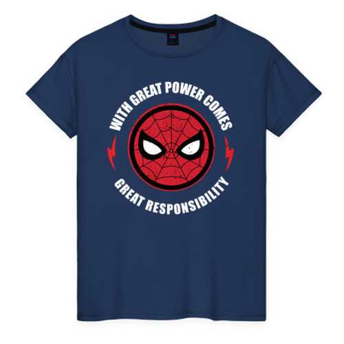 Футболка женская ВсеМайки 1839201 синяя L в Black Star Wear