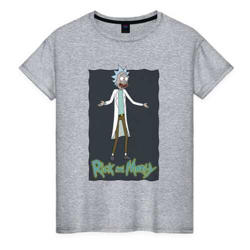 Футболка женская ВсеМайки 1858351 серая XS в Black Star Wear