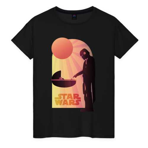 Футболка женская ВсеМайки 2147241 черная S в Black Star Wear