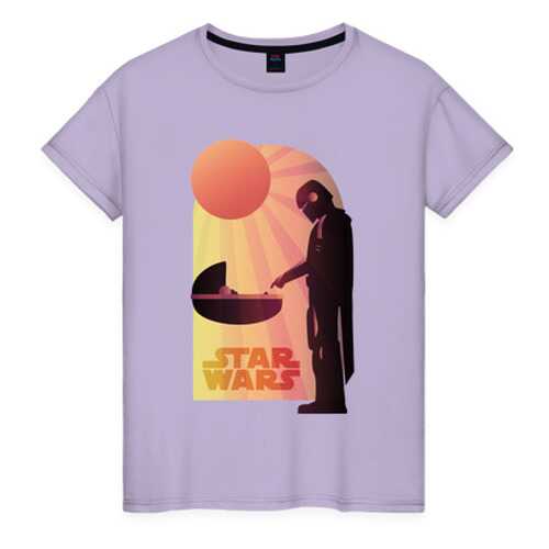 Футболка женская ВсеМайки 2147241 голубая XXS в Black Star Wear