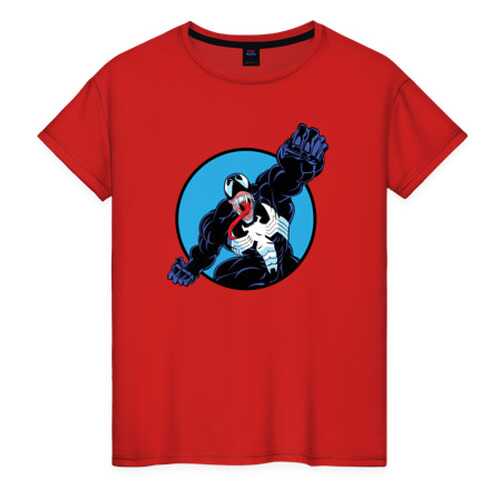 Футболка женская ВсеМайки 2155007 красная XXXL в Black Star Wear
