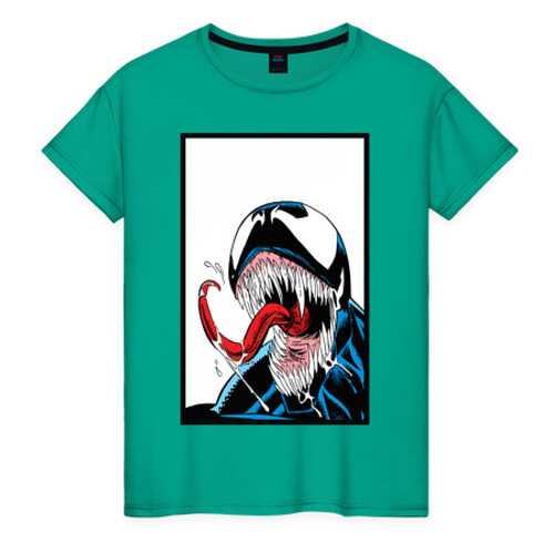 Футболка женская ВсеМайки 2155009 зеленая XXXL в Black Star Wear