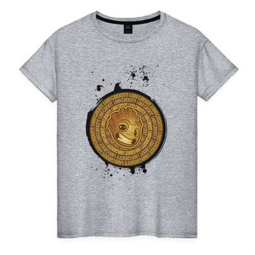 Футболка женская ВсеМайки 2166507 серая XXXL в Black Star Wear