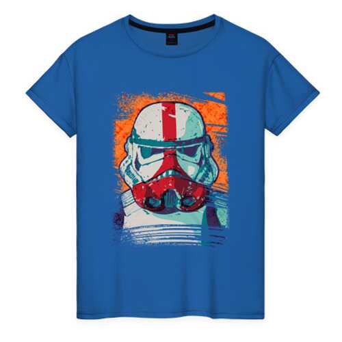 Футболка женская ВсеМайки 2177851 синяя XL в Black Star Wear