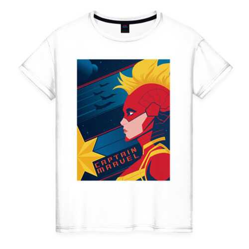 Футболка женская ВсеМайки 2177989 белая XXXL в Black Star Wear