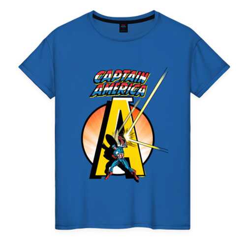 Футболка женская ВсеМайки 2210617 синяя XL в Black Star Wear