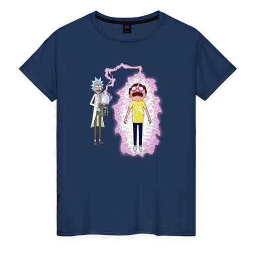 Футболка женская ВсеМайки 2460797 синяя L в Black Star Wear