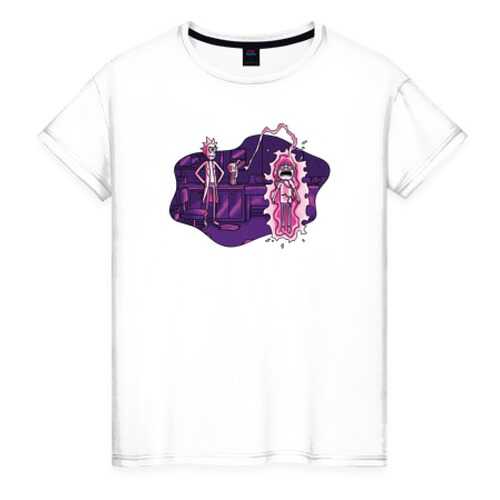 Футболка женская ВсеМайки 2460881 белая S в Black Star Wear
