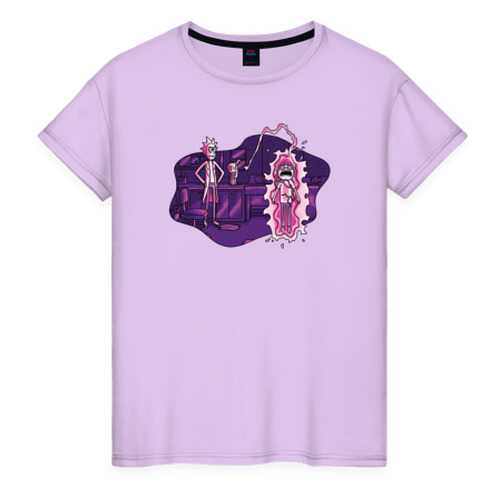 Футболка женская ВсеМайки 2460881 голубая S в Black Star Wear