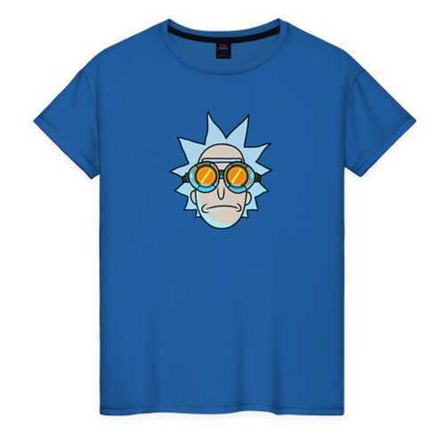 Футболка женская ВсеМайки 2460927 синяя L в Black Star Wear