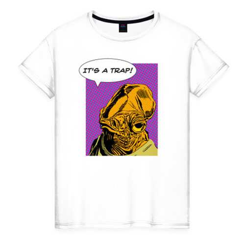 Футболка женская ВсеМайки 2554961 белая M в Black Star Wear