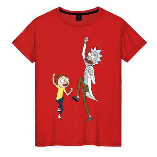 Футболка женская ВсеМайки 2604943 красная XL в Black Star Wear