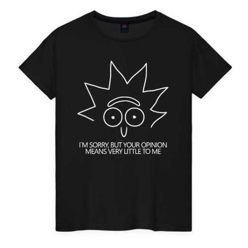 Футболка женская ВсеМайки I`M Sorry черная 4XL в Black Star Wear