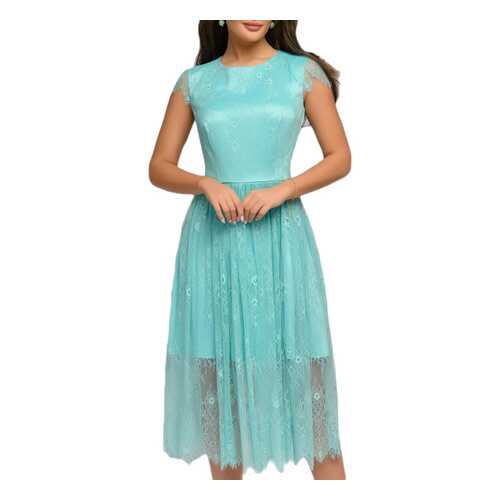Вечернее платье женское D&M by 1001DRESS DM01854MN голубое XS в Black Star Wear
